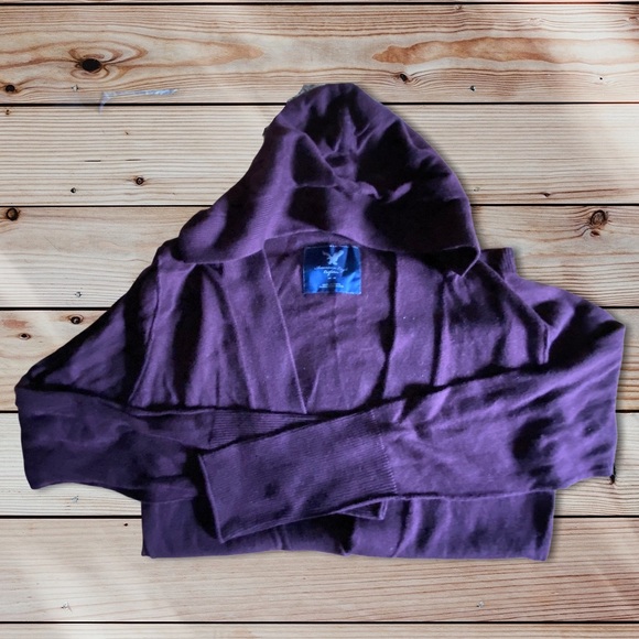 American Eagle Hooded Cardigan - Picture 3 of 7